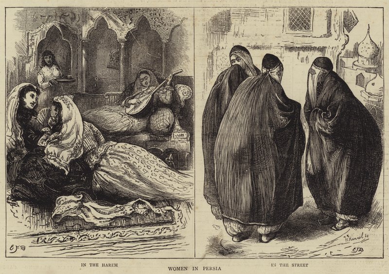 Kvinder i Persien af Edward Frederick Brewtnall