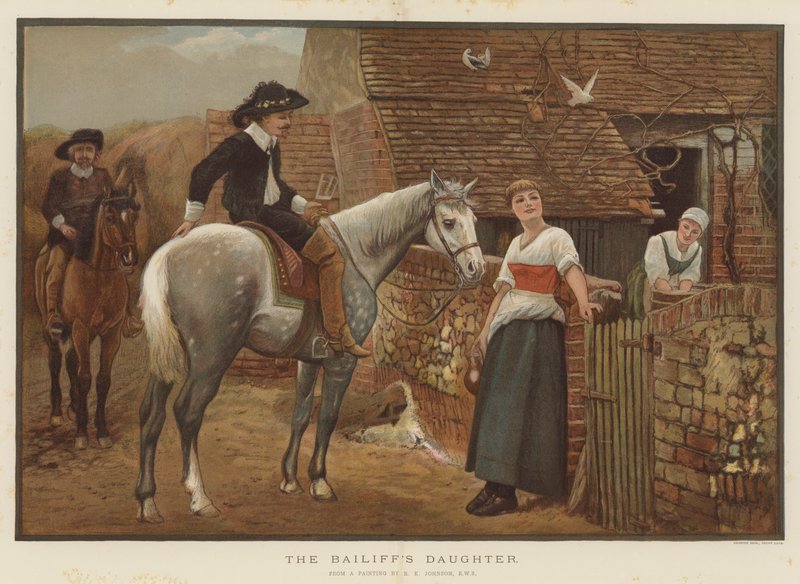 Fogedens datter (chromolitho) af Edward Killingworth Johnson