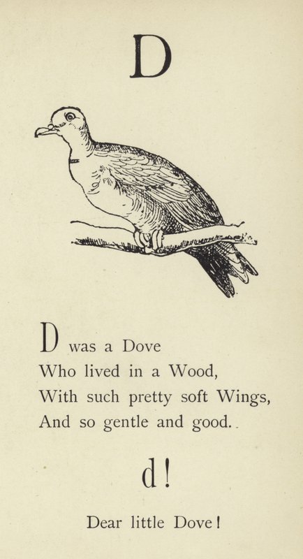 Bogstavet D af Edward Lear
