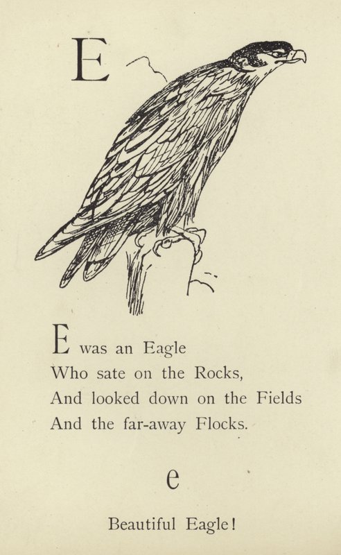 Bogstavet E af Edward Lear