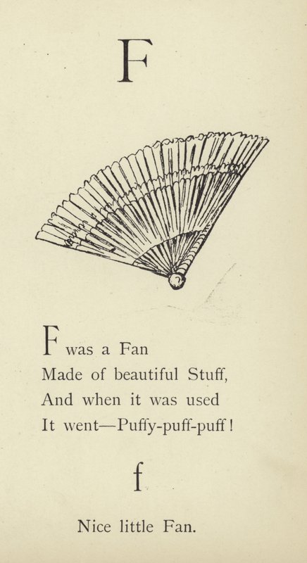 Bogstavet F af Edward Lear