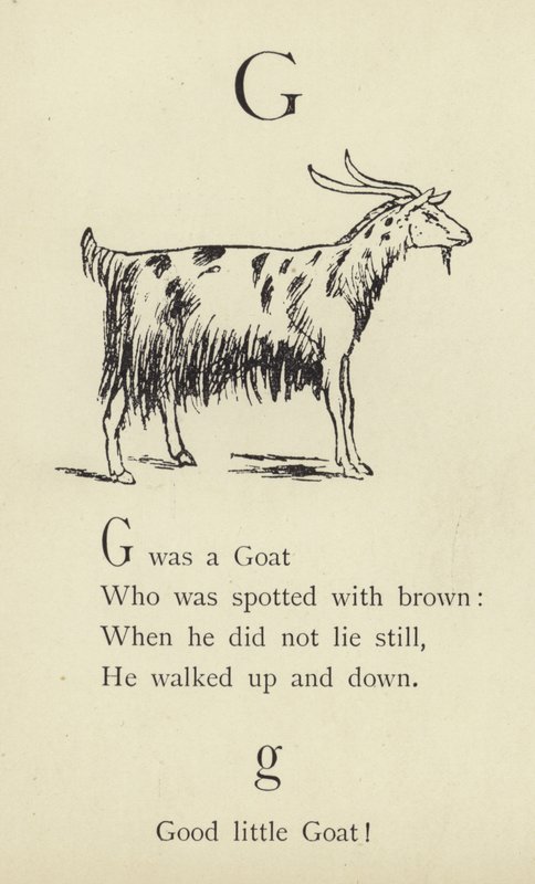 Bogstavet G af Edward Lear