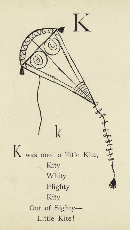 Bogstavet K af Edward Lear