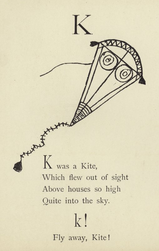 Bogstavet K af Edward Lear