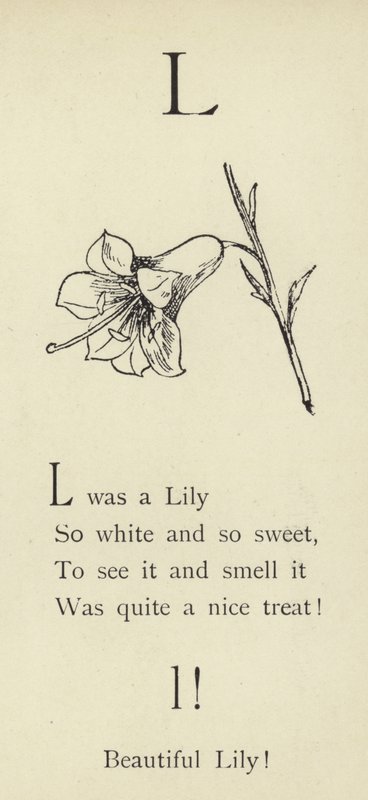 Bogstavet L af Edward Lear
