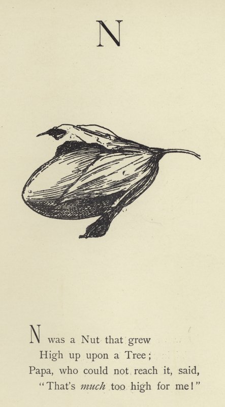 Bogstavet N af Edward Lear