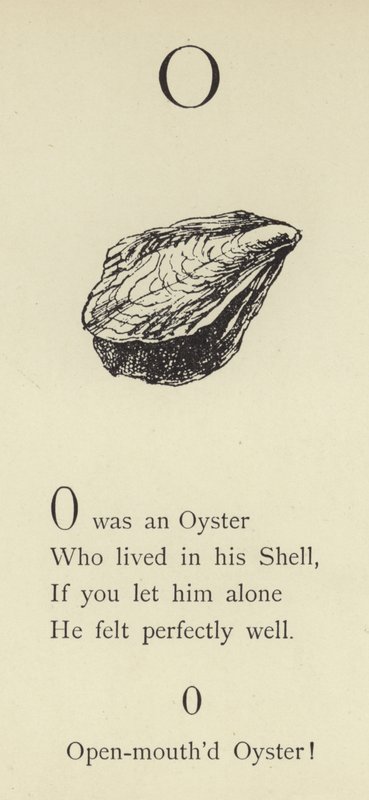 Bogstavet O af Edward Lear
