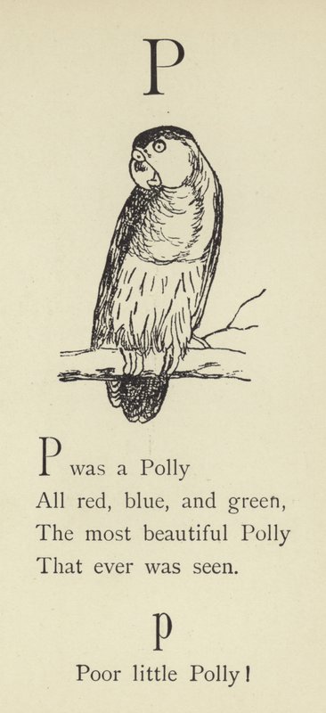 Bogstavet P af Edward Lear