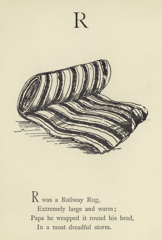 Bogstavet R af Edward Lear