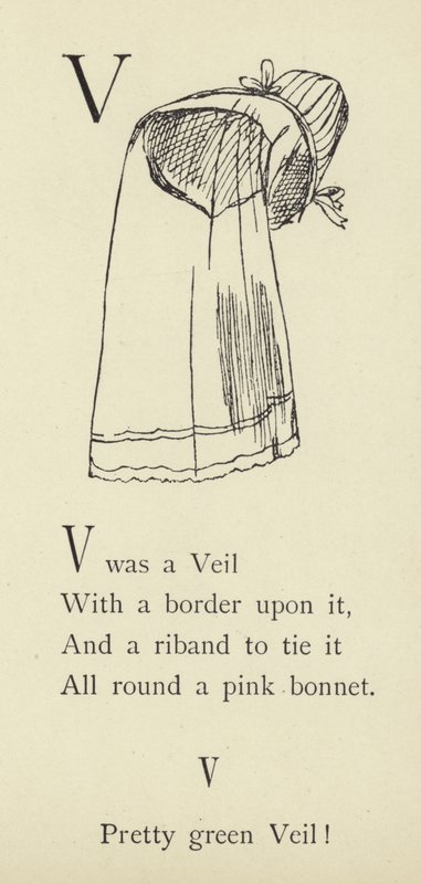 Bogstavet V af Edward Lear
