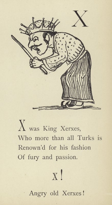 Bogstavet X af Edward Lear