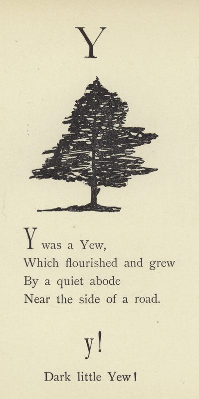 Bogstavet Y af Edward Lear