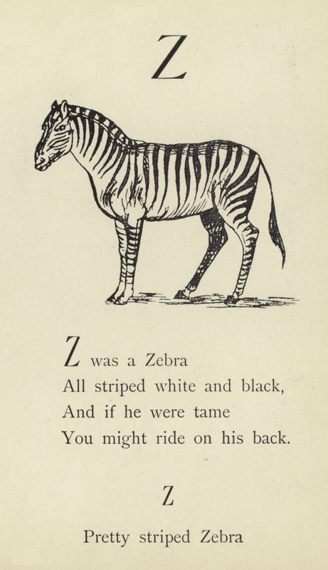 Bogstavet Z af Edward Lear