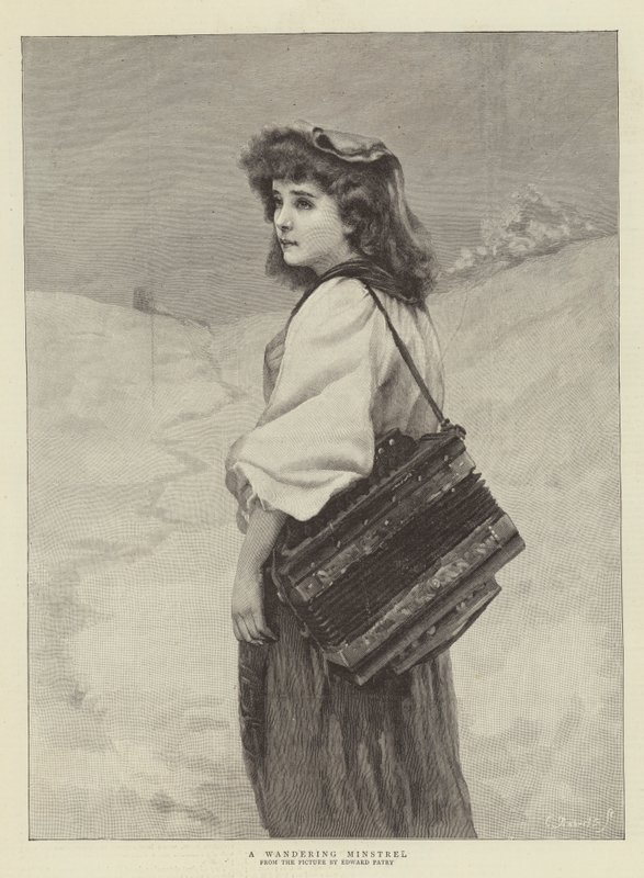 En omvandrende Minstrel af Edward Patry