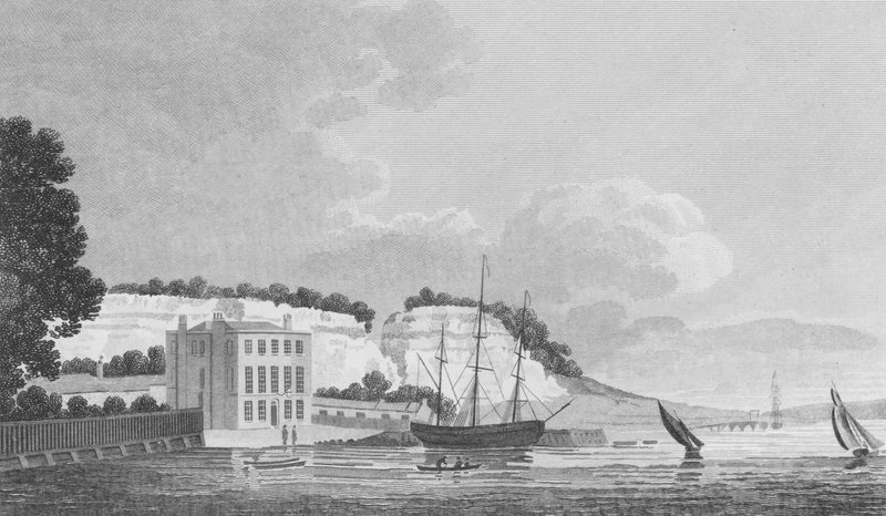 Purfleet (gravering) af Edward (after) Gyfford