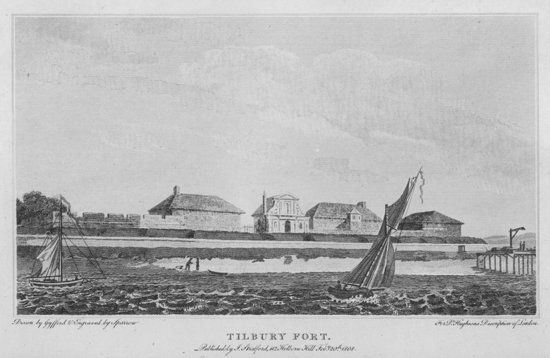 Tilbury Fort (gravering) af Edward (after) Gyfford