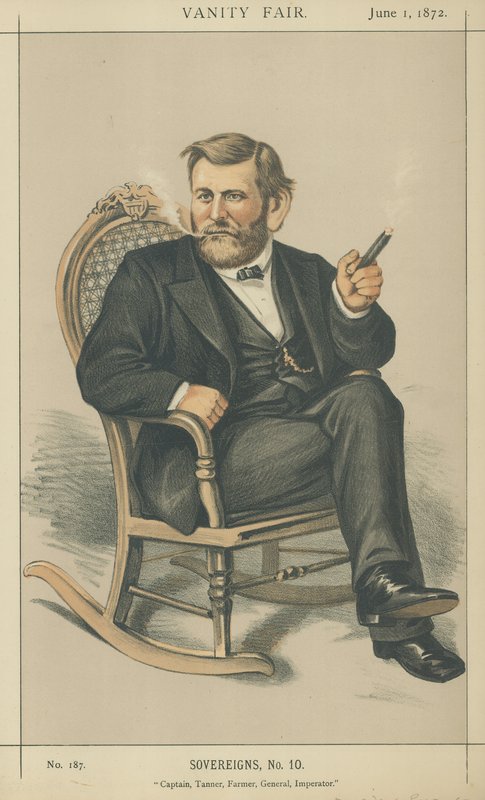 General Ulysses S Grant af Edward Frederick Brewtnall
