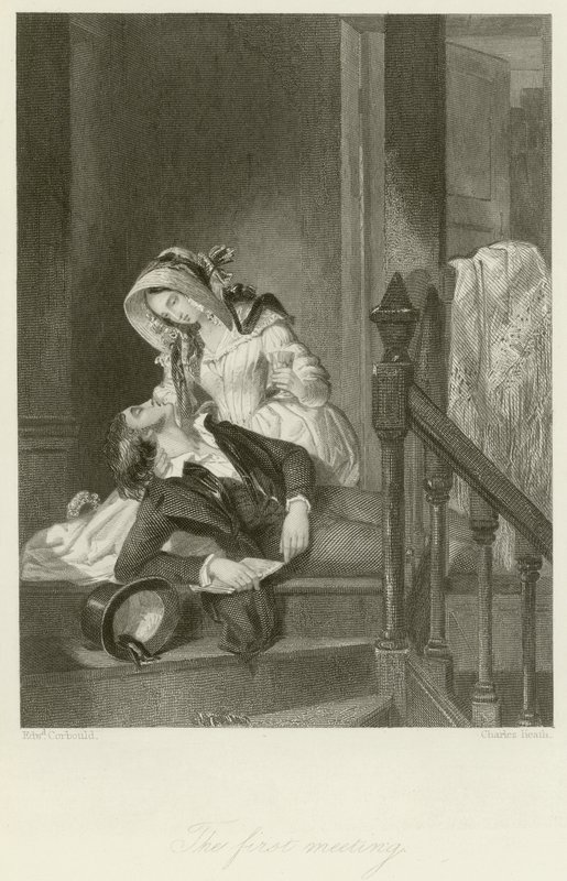 Det første møde af Edward Henry Corbould