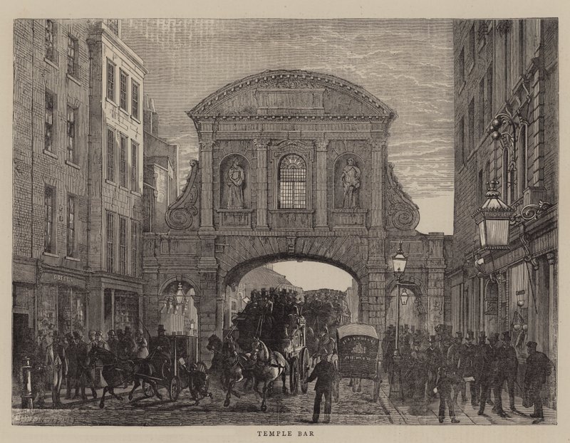 Temple Bar af Edward Henry Fahey