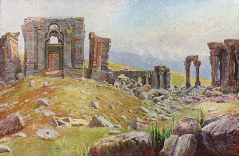 Ruinerne af Martand af Edward Mary Joseph Molyneux