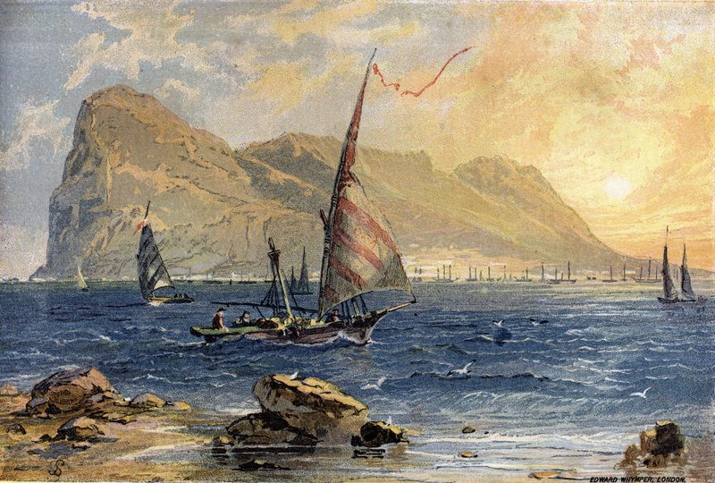 Gibraltar af Edward Whymper