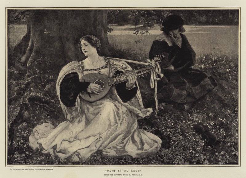Fair er min kærlighed af Edwin Austin Abbey
