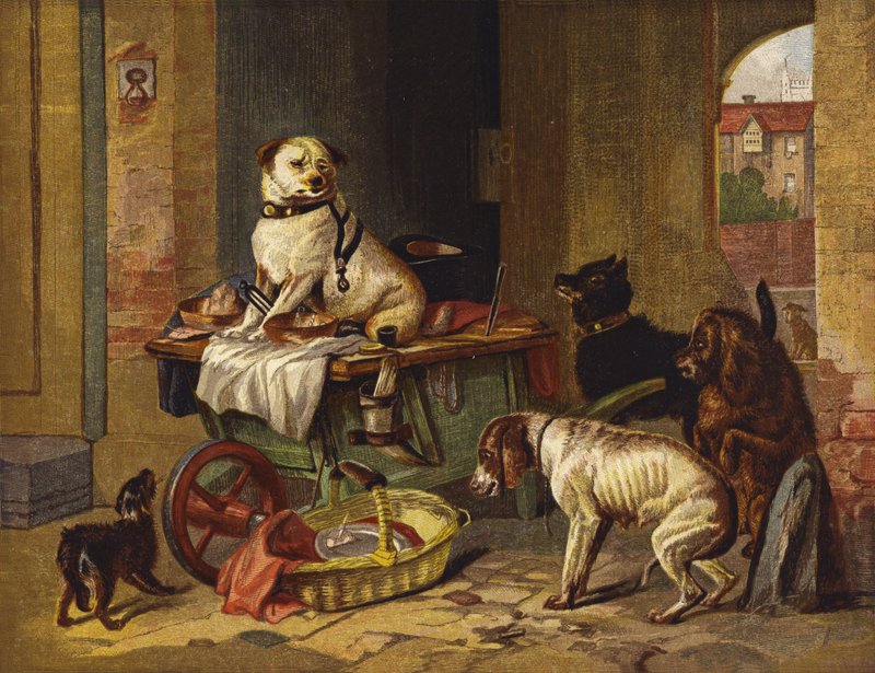 Jack på kontoret af Edwin Landseer