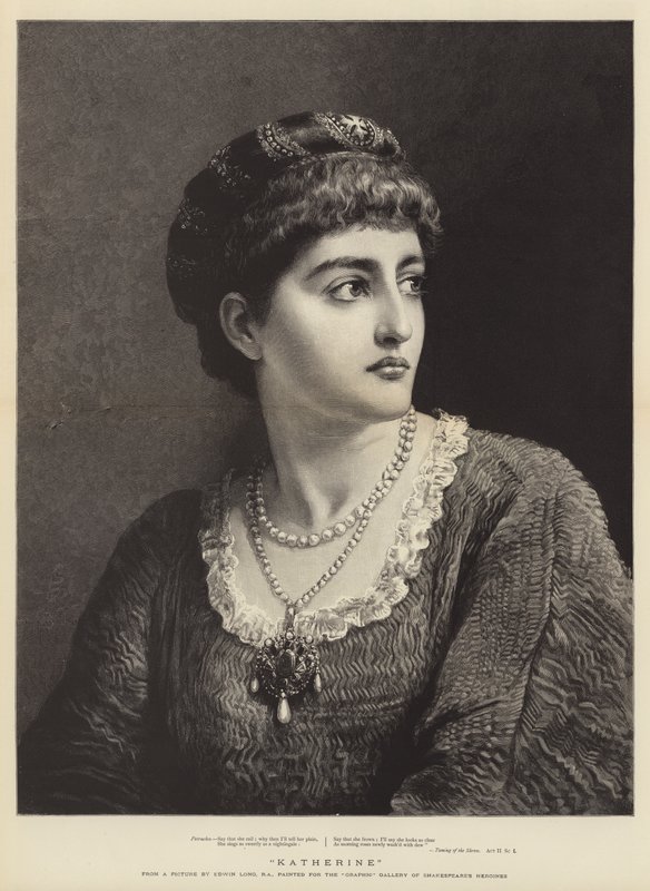 Katherine fra Shakespeares Taming Of the Shrew af Edwin Longsden Long