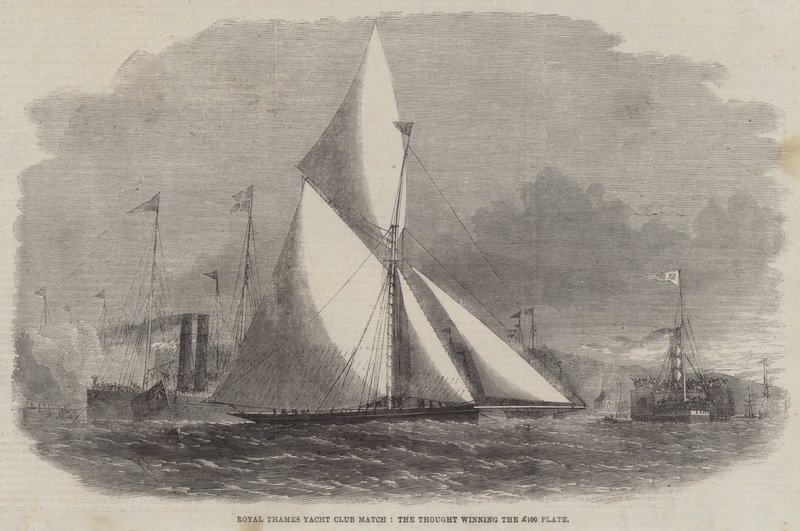 Royal Thames Yacht Club Match, Tanken vinder £100-pladen af Edwin Weedon