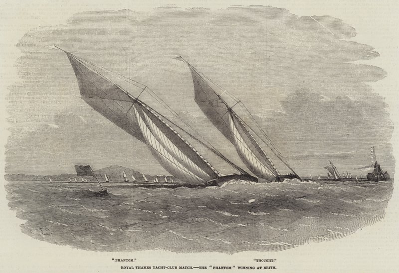 Royal Thames Yacht-Club Match, Fantomet vinder i Erith af Edwin Weedon