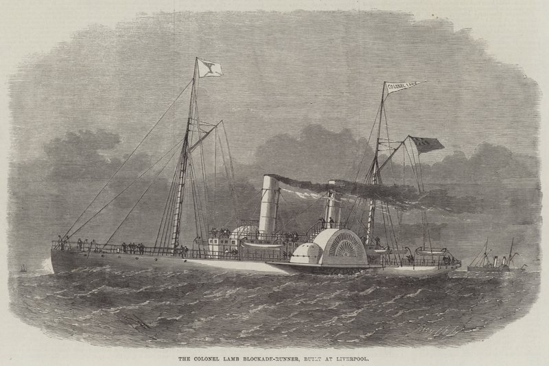Colonel Lamb Blockade-Runner, bygget i Liverpool af Edwin Weedon