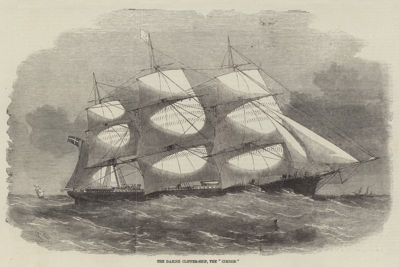 Det danske Clipper-Skib, Cimberen af Edwin Weedon