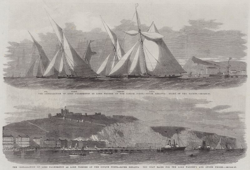 Indsættelse af Lord Palmerston som Lord Warden of the Cinque Ports af Edwin Weedon