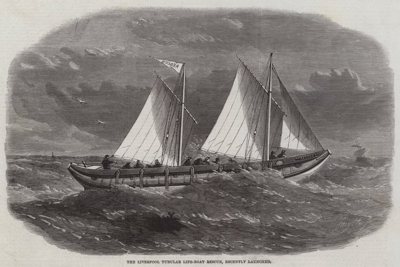 Liverpool Tubular Life-Boat Rescue, lanceret for nylig af Edwin Weedon