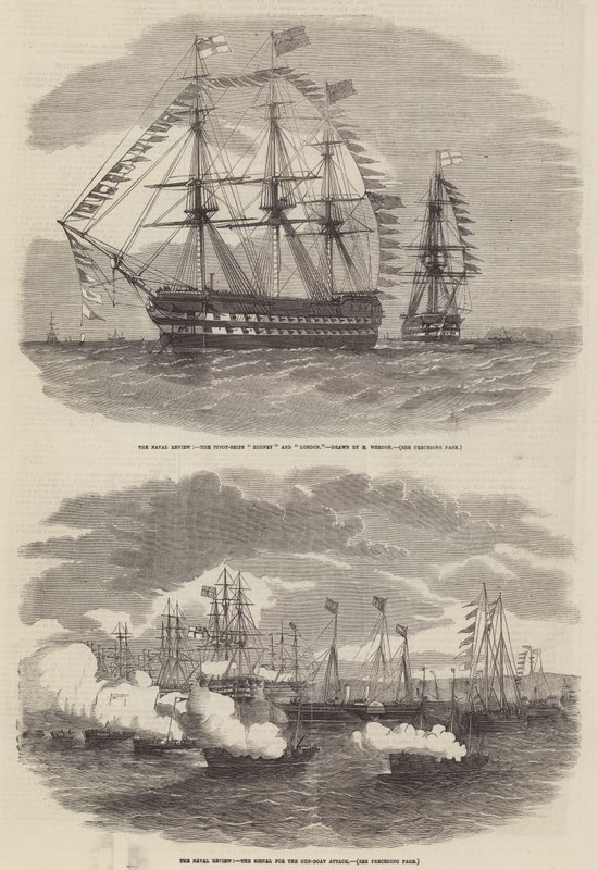 Naval Review af Edwin Weedon
