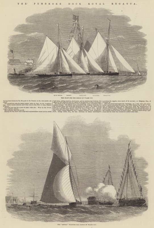 Pembroke Dock Royal Regatta af Edwin Weedon