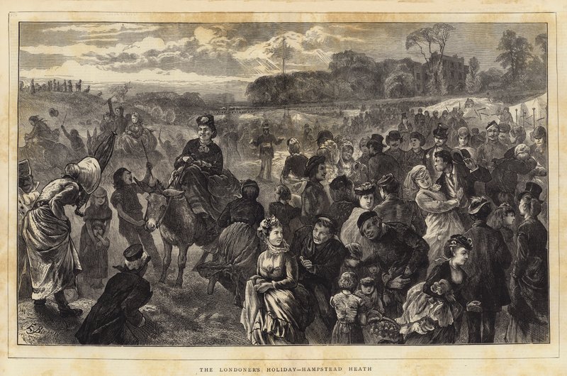 Londonerens ferie, Hampstead Heath af Edwin Buckman