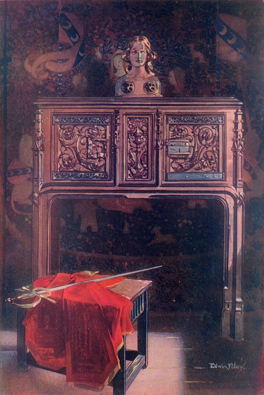 Udskåret eg Dressoir--Louis XII af Edwin John Foley