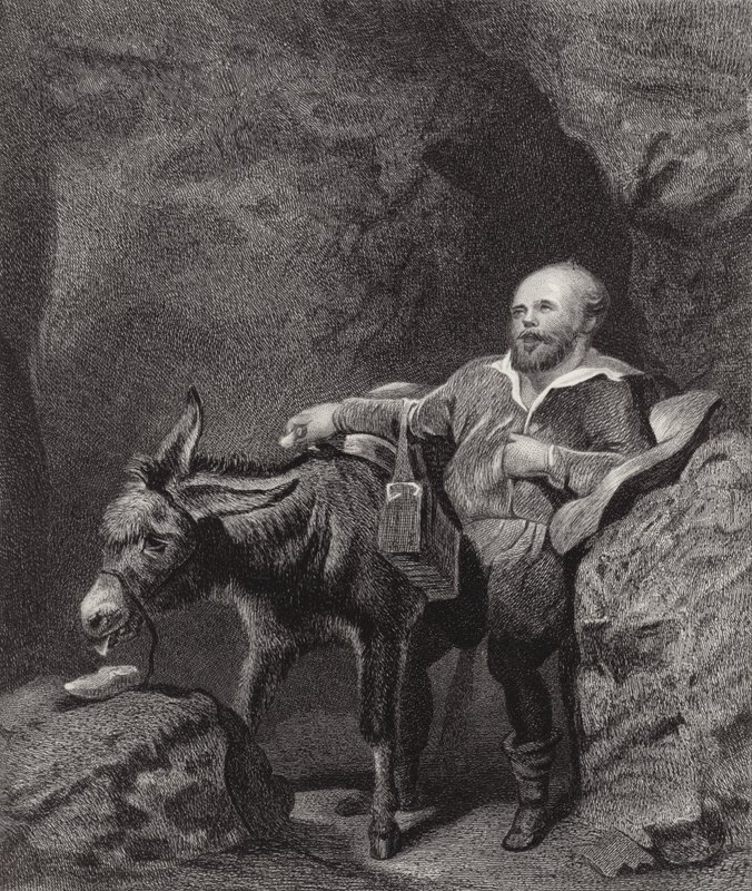 Sancho Panza af Edwin Landseer