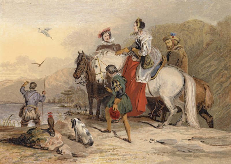 Hawking-partiet af Edwin Landseer