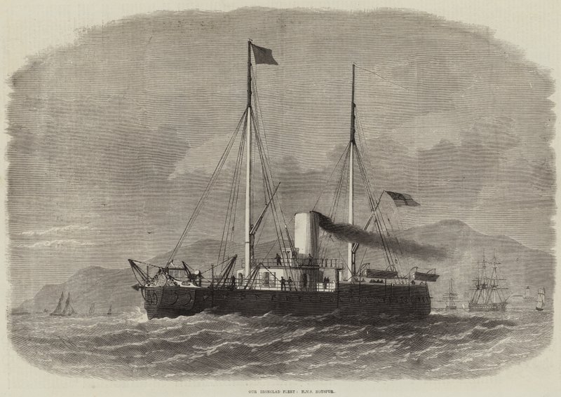 Vores jernbeklædte flåde, HMS Hotspur af Edwin Weedon
