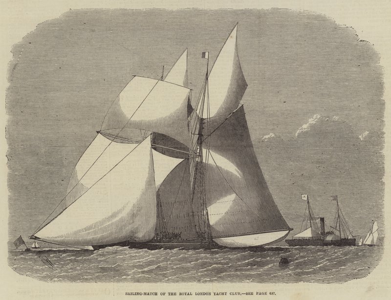 Sejlkamp af Royal London Yacht Club af Edwin Weedon
