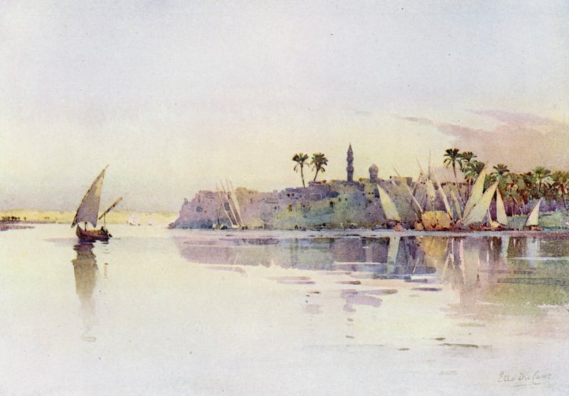 balinesisk (farve litho) af Ella Du Cane