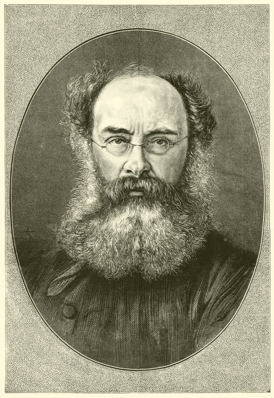 Portræt af Anthony Trollope af Elliott und Fry Studio