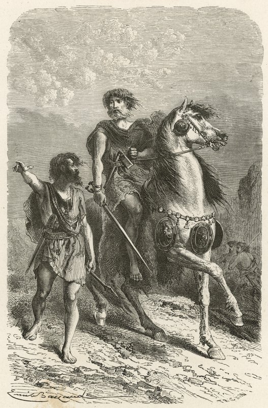 Krigere i bronzealderen af Emile Antoine Bayard