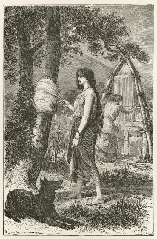 Den første væver af Emile Antoine Bayard