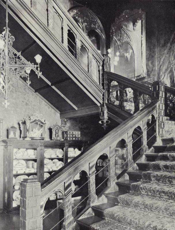 Kensington, Holland House, Hovedtrappe, c 1607 af English Photographer
