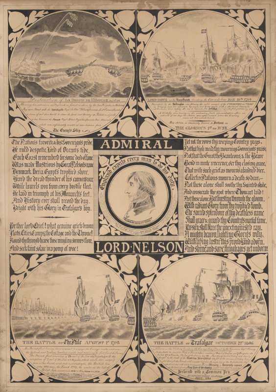 Admiral Lord Nelson af English School
