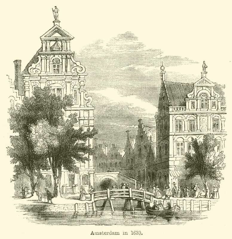 Amsterdam i 1639 af English School
