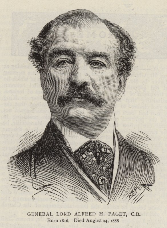 General Lord Alfred H Paget; CB af English School